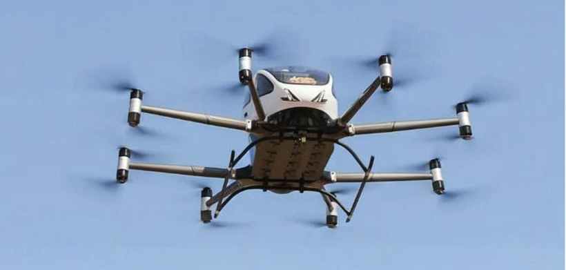 全国首例！广州警用载人无人机已就位