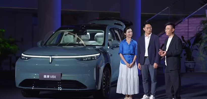魏牌V8X座舱NVH，对标顶级